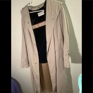 Raincoat trench coat Long Hooded